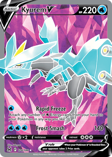 Kyurem V trading card